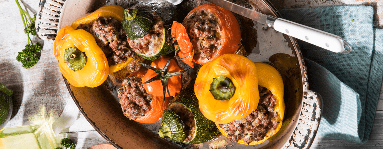 Banner : Petits légumes d'été farcis