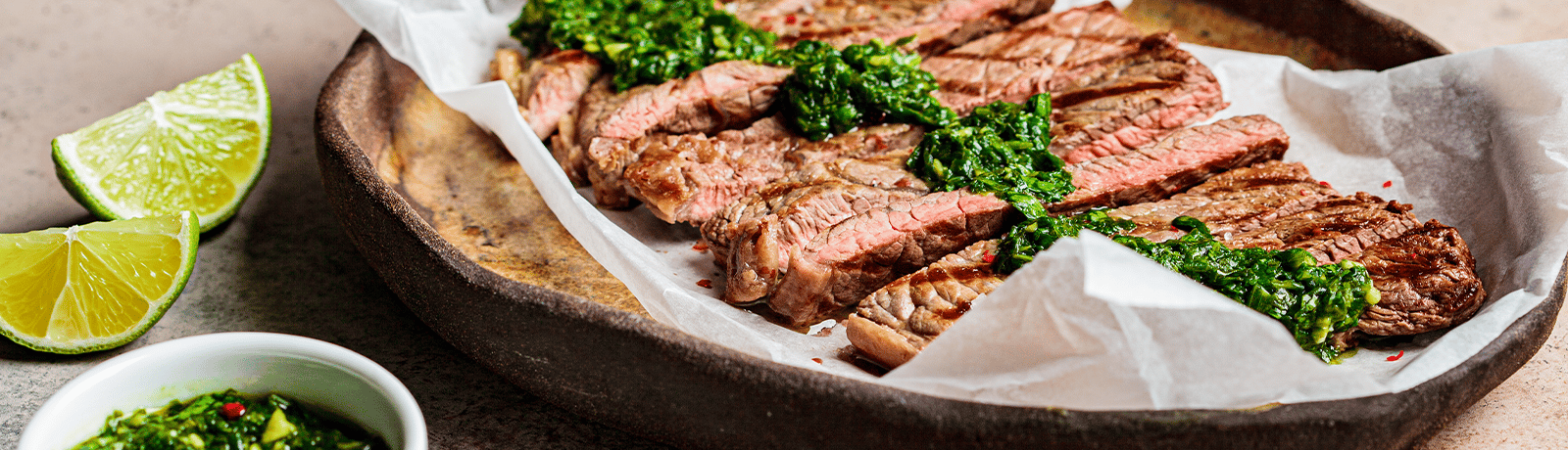 Banner : Pavé de bœuf au pistou